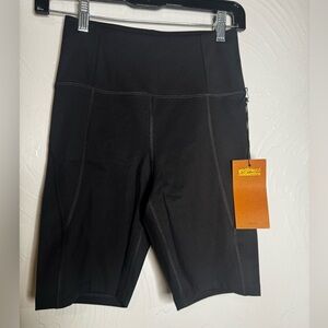 Girlfriend Collective Black Bike Shorts NWT
